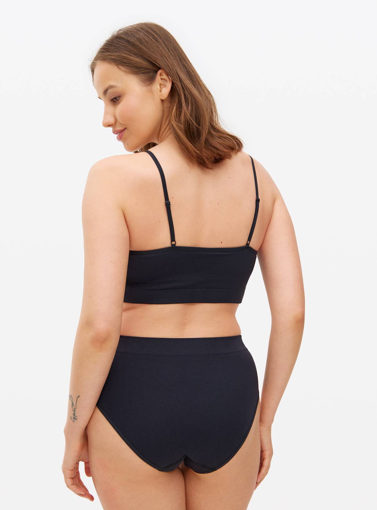 Seamfree Ribbed Crop Top 3 Pack S - Image 4
